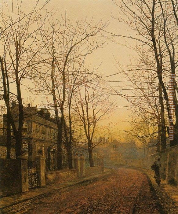 John Atkinson Grimshaw An Autumn Idyll